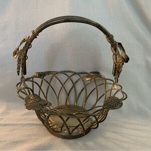 Vintage Sliver Plated Basket, Godingers
